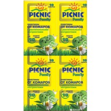 Пластини від комарів Picnic Family 10 шт 10 шт 
