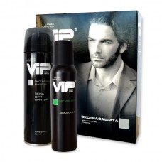 Набір для чоловіків  "VIP  For Men": піна для гоління 200 мл та дезодорант для тіла 150 мл